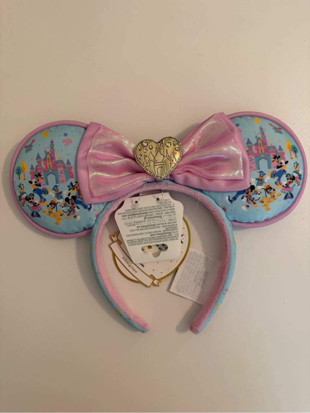 NWT Stoney Clover Lane Exclusive Disneyland 70th Anniversary Minnie Ears